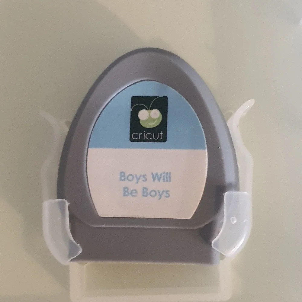 Cricut Boys Will Be Boys Shapes Cartridge Handbook Overlay Scrapbooking Cards‎
